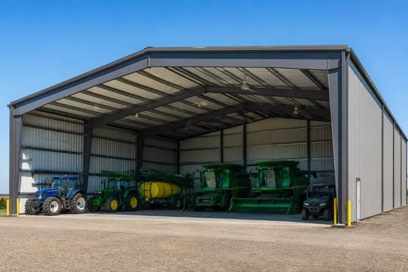 Yuav Ua Li Cas Steel Structure Agricultural Machinery Warehouse Constructions Txhim Kho Kev Ua Haujlwm ntawm Kev Ua Liaj Ua Teb?
