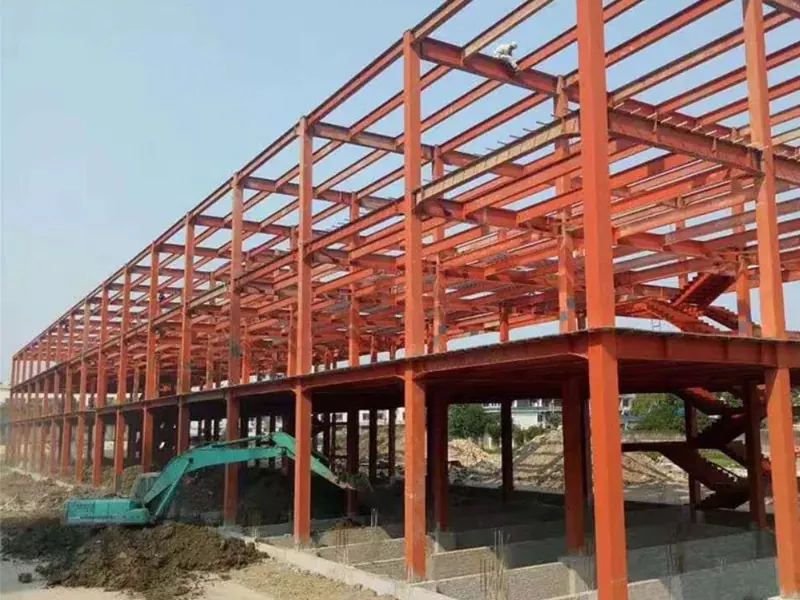 Ecofriendly Steel Ncej Warehouse Kev Tsim Kho