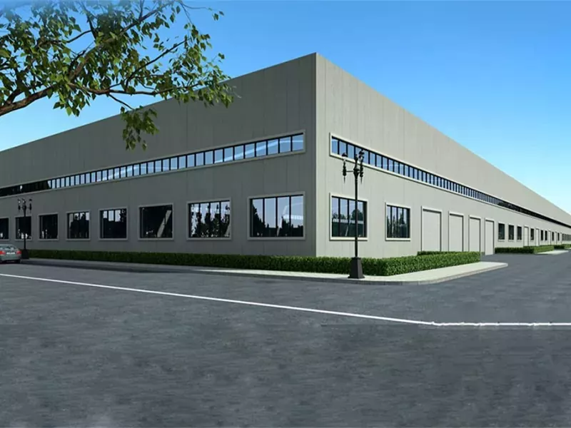 Ecofriendly Steel Warehouse Rhiav Steel Structure