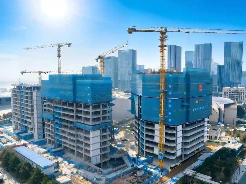 High-Rise Steel Frame Office Tsev