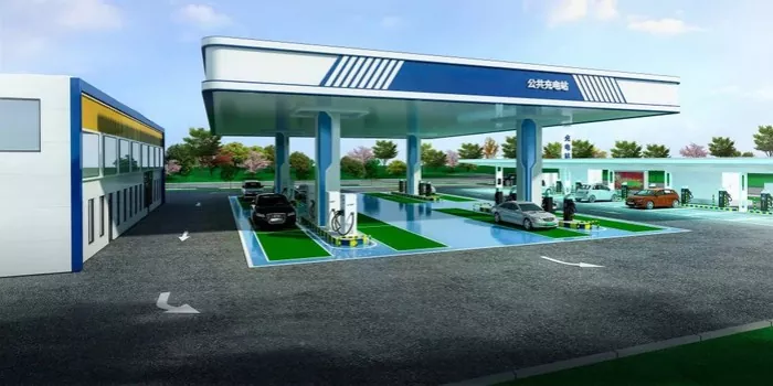 Steel Frame New Energy Charging Station