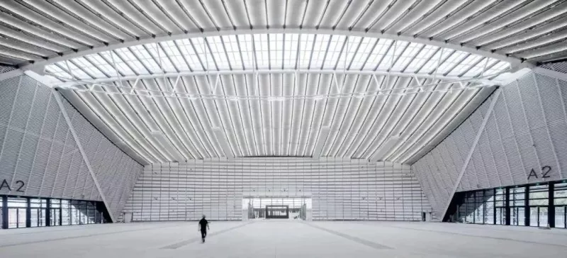 Beam String Structure Exhibition Hall