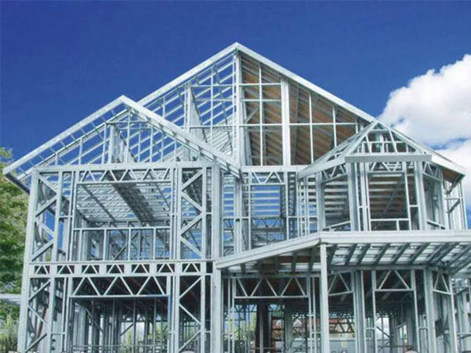 Lub Teeb Hlau thav duab Prefab Hlau Hlau Qauv Hlau Kev Sib Tham Hal