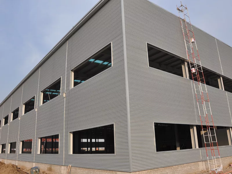 Prefab Hlau Warehouse Tsev