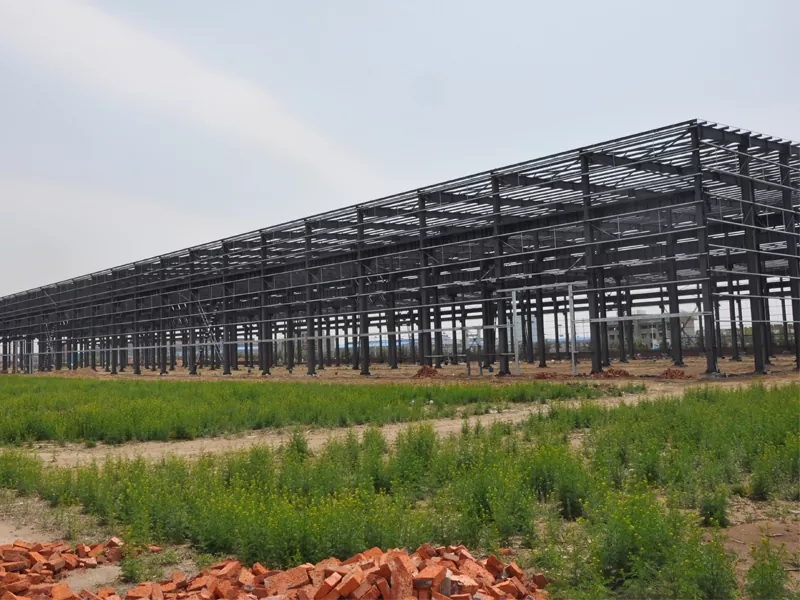 Prefab Steel Hlau Warehouse Tsev