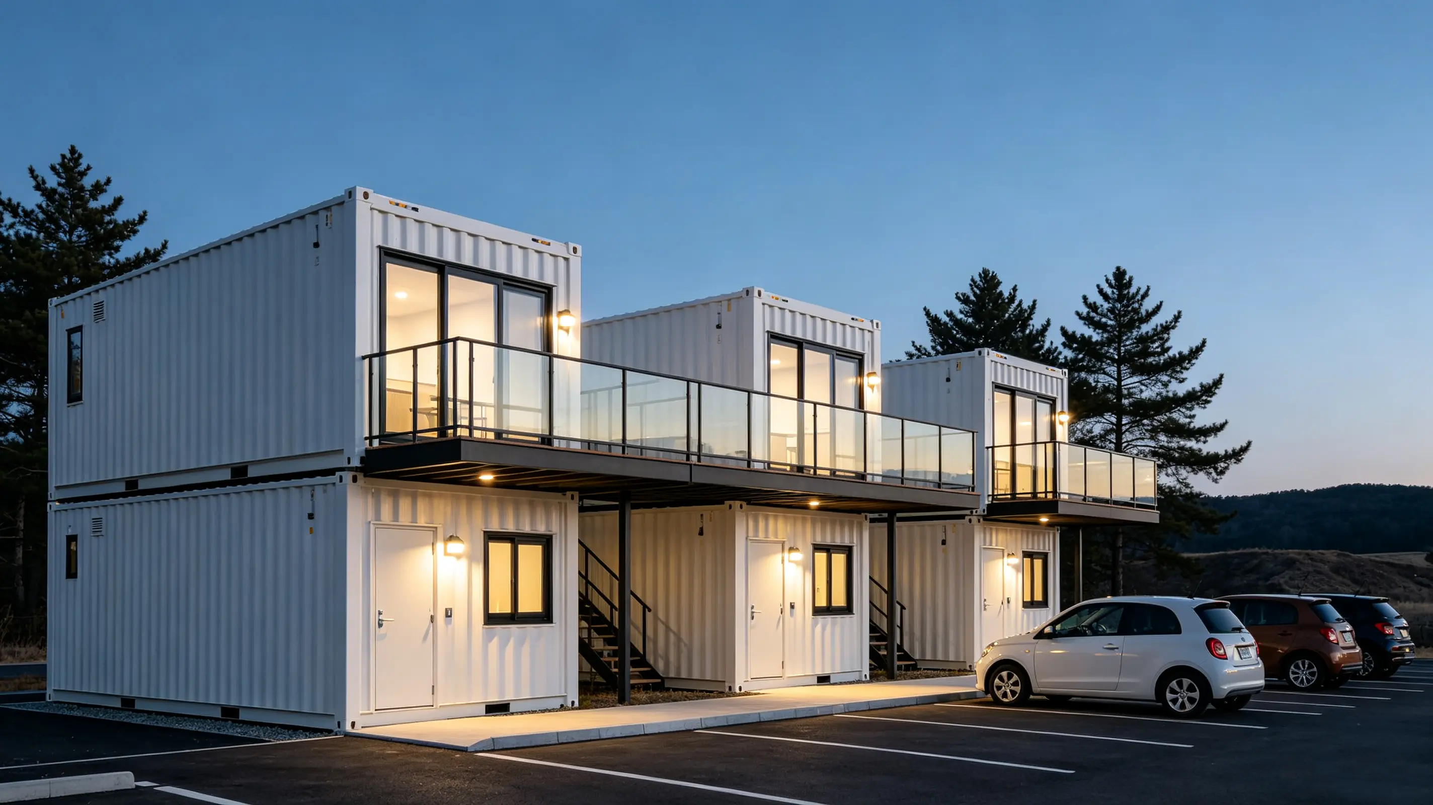 Prefabricated thawv motel tsim