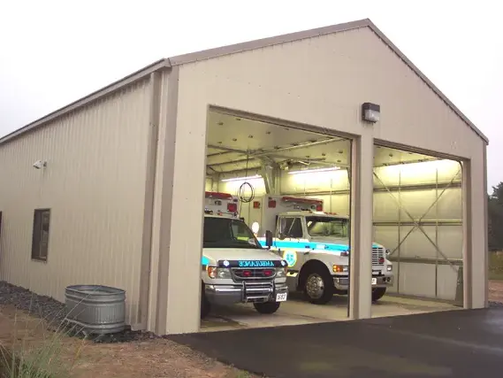 Steel Ncej Ambulance Garage Building
