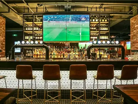 Steel ncej Sports Bar