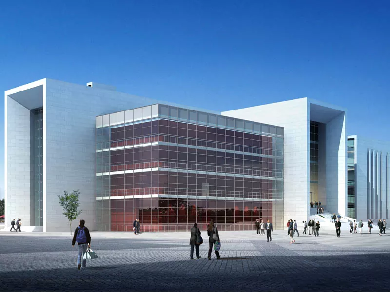Steel Niaj hnub nimno Office Blocks