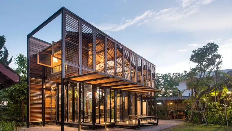 Steel Structure Modular Hotel Tsev