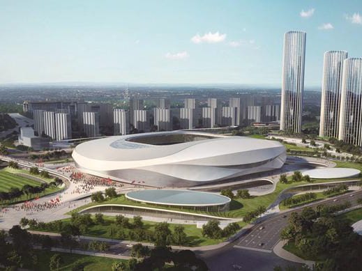 Steel Structure Ceev Skating Oval